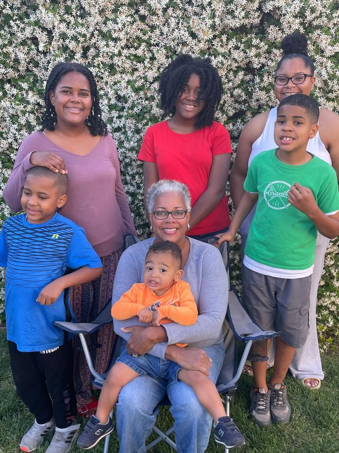 Malaika Ware with her children
